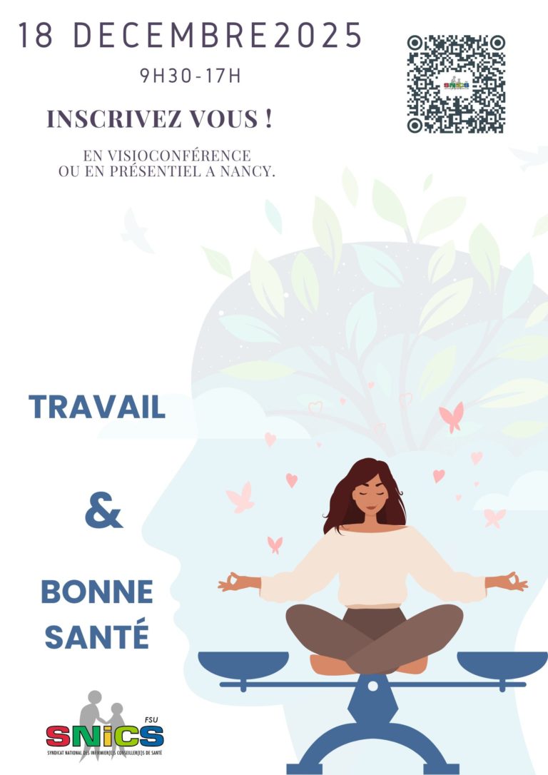 Webinaire Travail et Bonne Santé